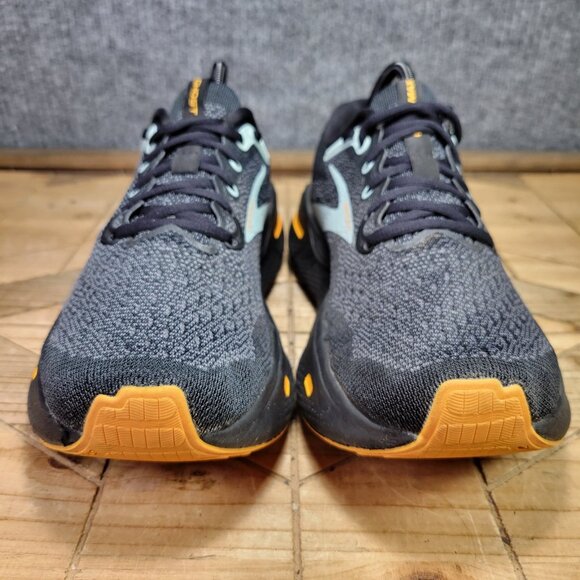 Brooks Ghost Max Shoes Mens 7.5 Black Orange Cloud Blue Daily Road Race Running - Picture 4 of 11